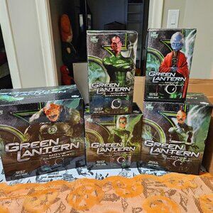 Green Lantern Movie Busts DC Direct Hal Jordan Kilowog Sinestro Tomar Re Ganthet